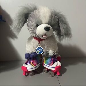 Build-A-Bear Promise Pets Shih Tzu Puppy With Roller Blades 2017 Retired